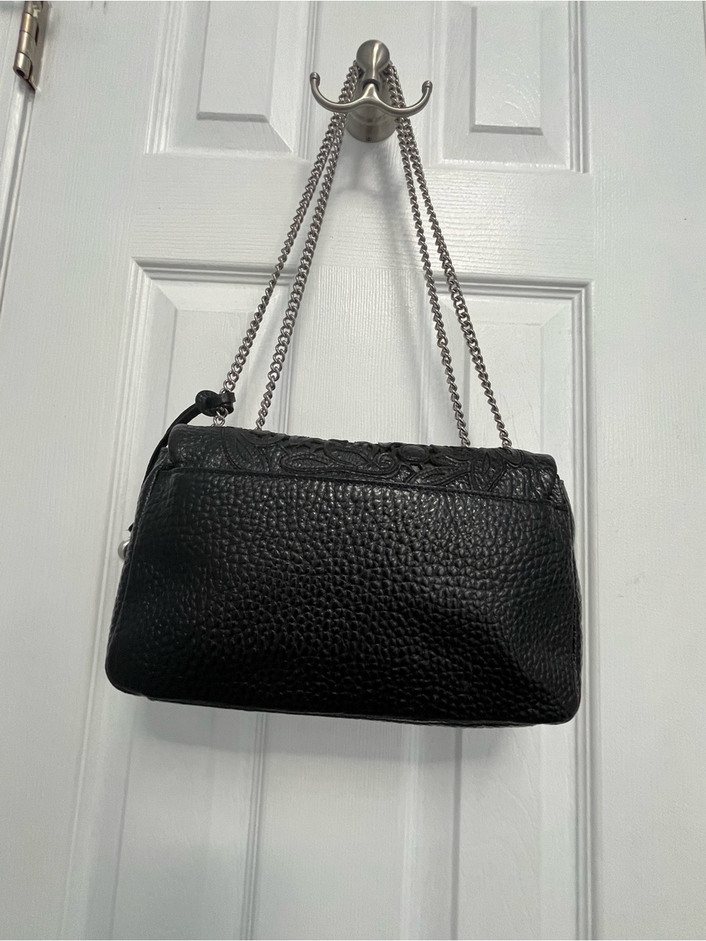 BRIGHTON MASTERPIECE COLL CATCH THE MOON LUNA CROSSBODY SHOULDER BAG BLACK - Picture 13 of 16